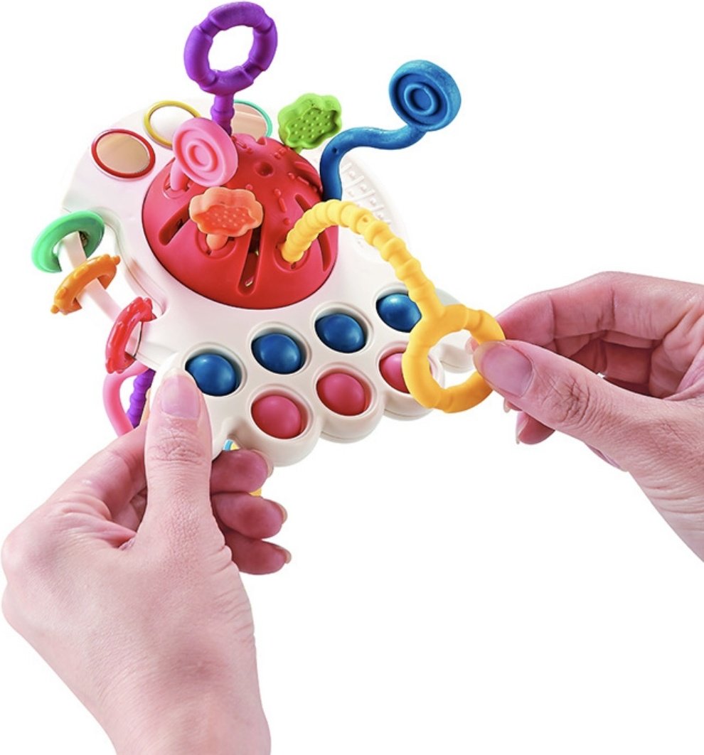 Обучающий набор Bibi Inn Montessori Pull String Toy Тяни верёвку купить,0