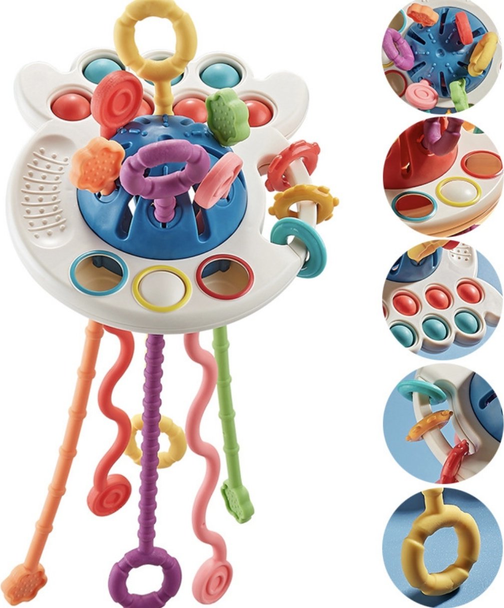 Обучающий набор Bibi Inn Montessori Pull String Toy Тяни верёвку купить,0