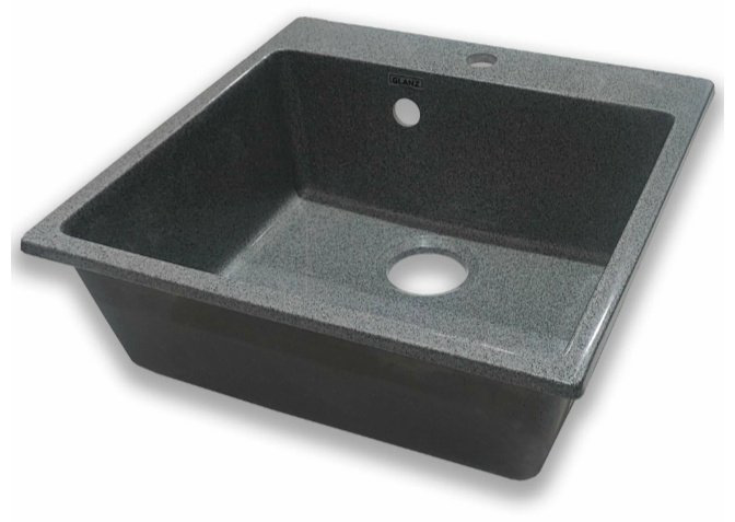 Кухонная мойка Marrbaxx L42/G35 накладная 50х50х17.5 см, искусственный камень, тон серый купить,NaN
