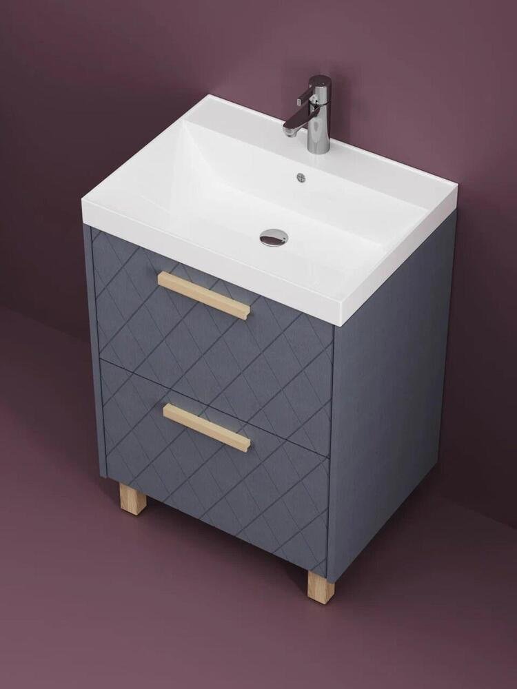 Тумба с раковиной KABINKA.KZ 170015, 70x85x45.8 см, синий купить,NaN