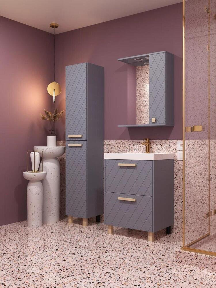 Тумба с раковиной KABINKA.KZ 170015, 70x85x45.8 см, синий купить,NaN