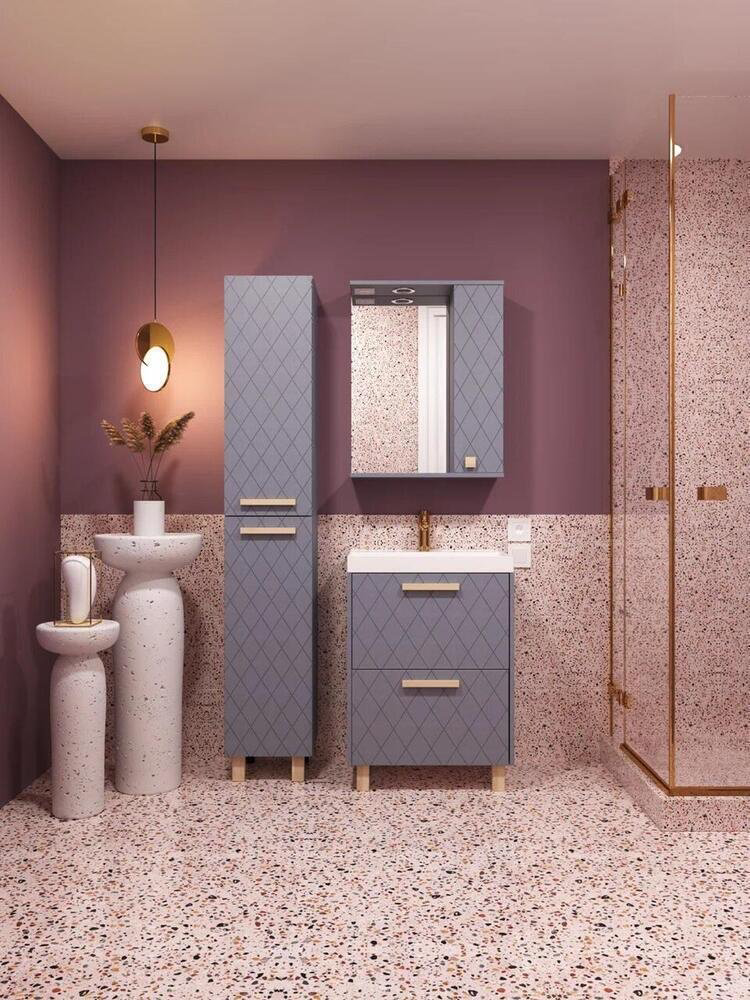 Тумба с раковиной KABINKA.KZ 170015, 70x85x45.8 см, синий купить,NaN