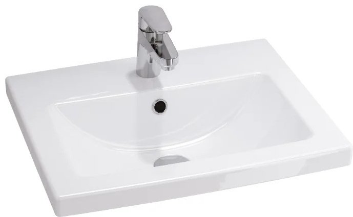 Тумба с раковиной Kabinka.kz Геометрия 50x75x30см белый купить,NaN