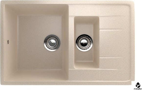 Кухонная мойка EcoStone ES-22-328 бежевый купить,NaN