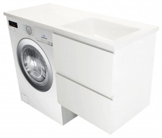 Тумба с раковиной KABINKA.KZ ФР-00002021, 100x60.7x48.2 см, белый