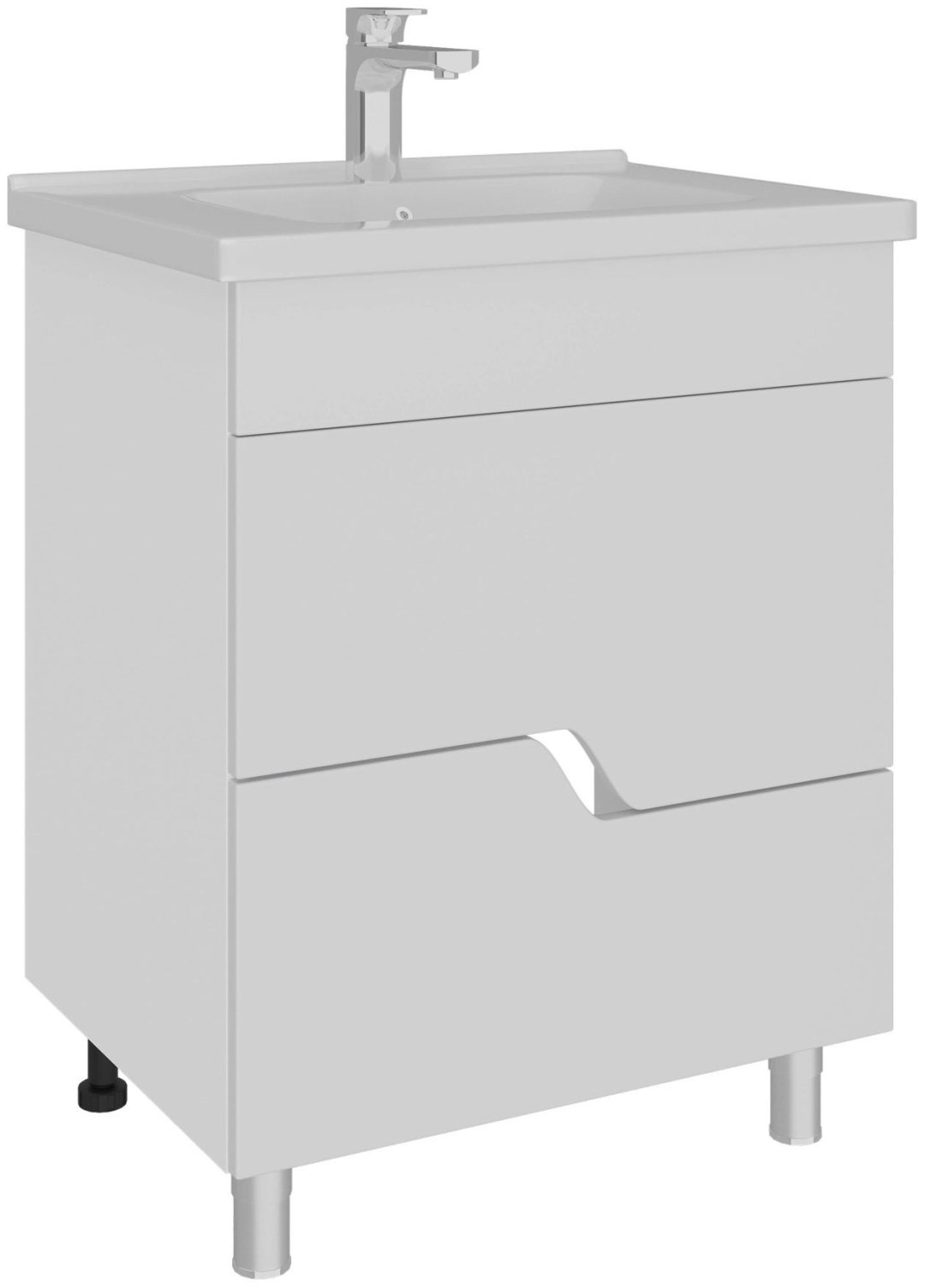 Тумба с раковиной AVK Азалия 70x70x45см белый купить,NaN