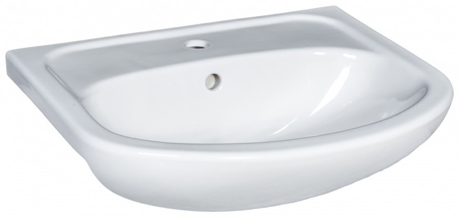 Тумба с раковиной Домино Промо элегия 50, 50.7x85x40.5 см, белый