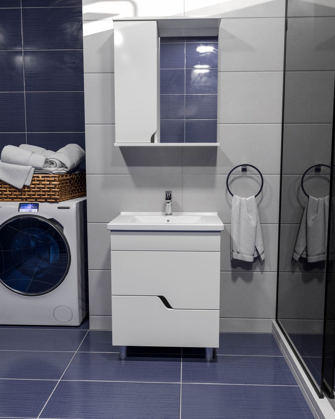Тумба с раковиной AVK Азалия 70x70x45см белый купить,NaN