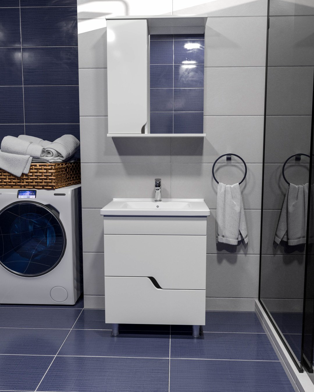 Тумба с раковиной AVK Азалия 70x70x45см белый купить,NaN