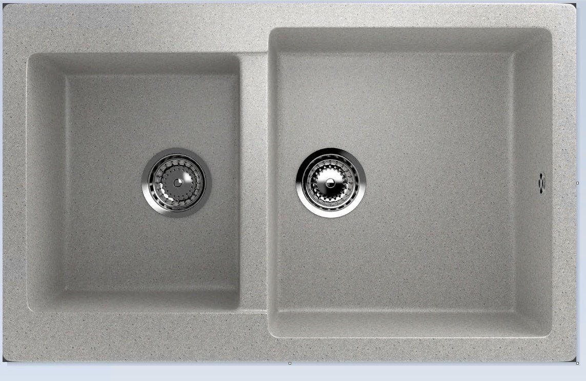 Кухонная мойка EcoStone врезная ES-28-310 101260, серый
