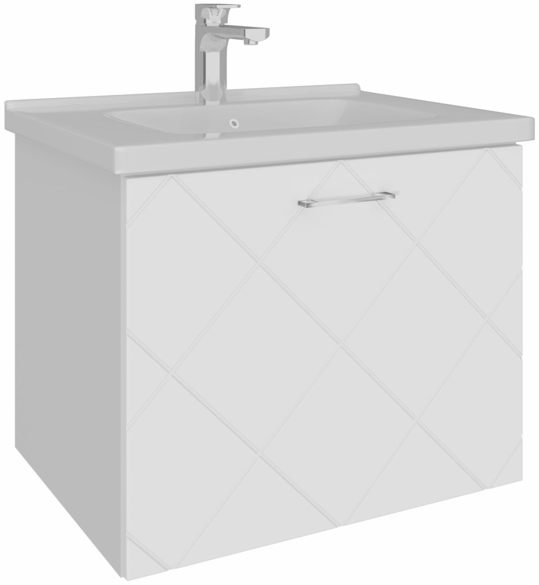 Тумба с раковиной AVK Астра 60x47x45см белый купить,NaN