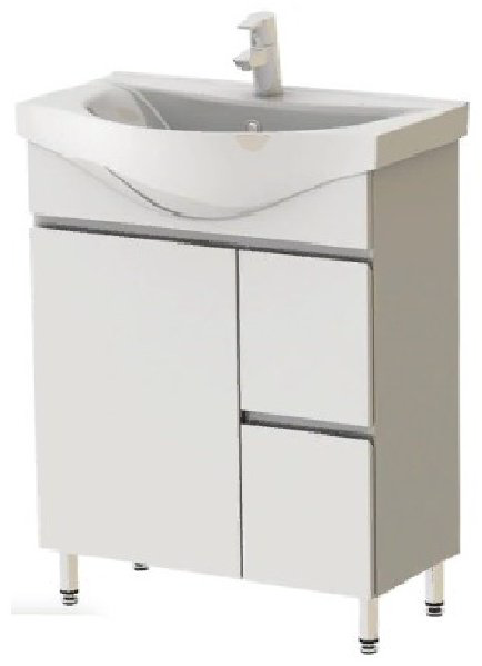 Тумба без раковины Ювента М3-65 61.4x80x30.6 см белый купить,NaN