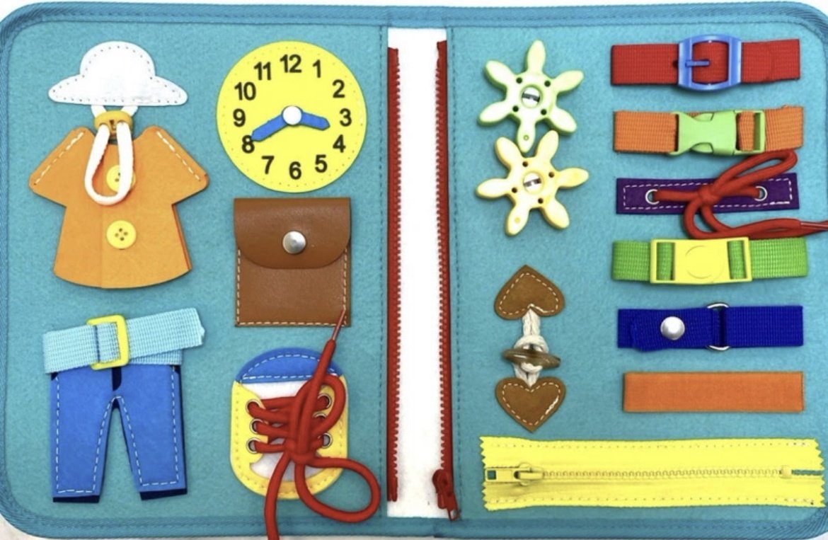 Бизиборд Книга Монтессори купить,0