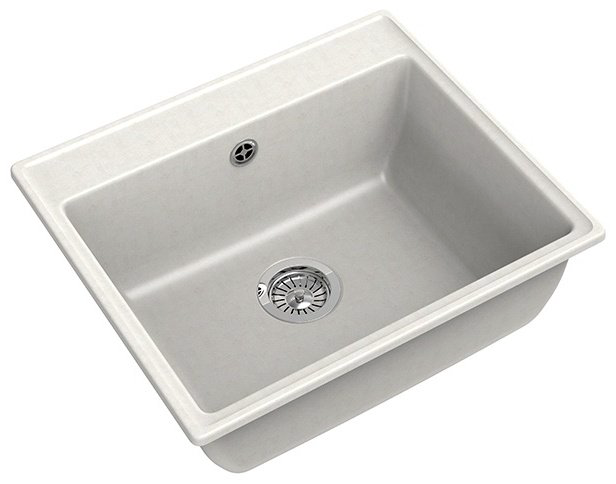 Кухонная мойка GranFest VERTEX GF-V-580 белый купить,NaN