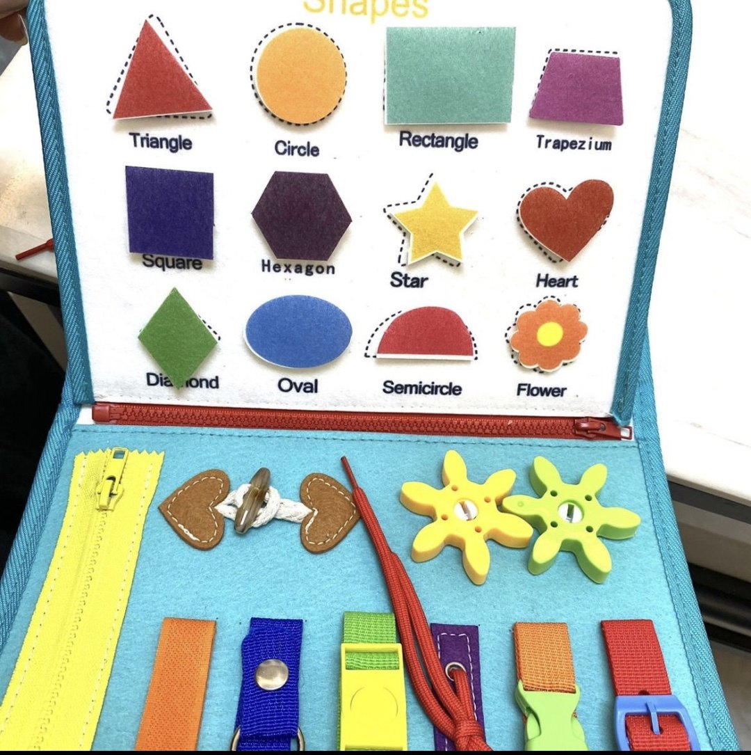 Бизиборд Книга Монтессори купить,0