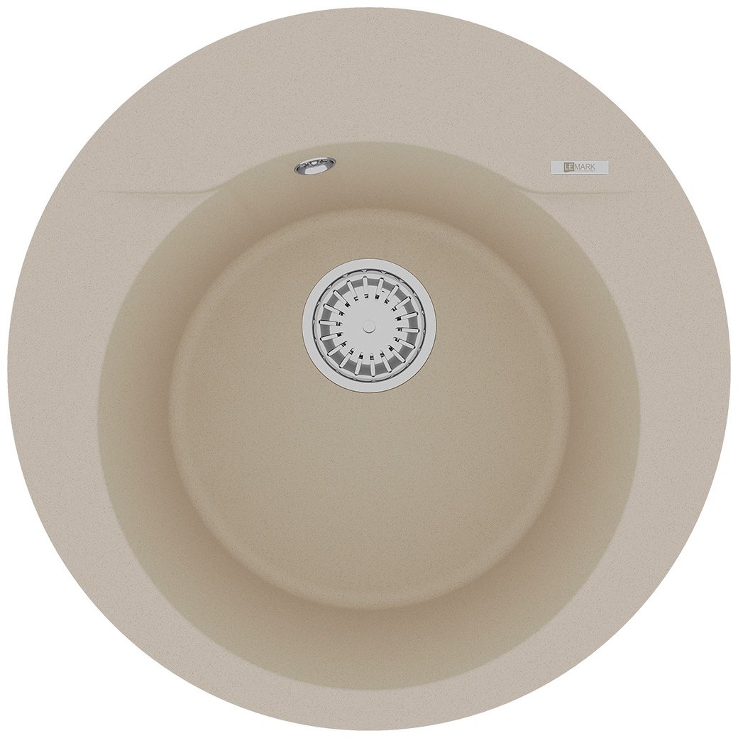 Кухонная мойка Lemark SULA 500 врезная 50х50х18 см, кварцевый песок