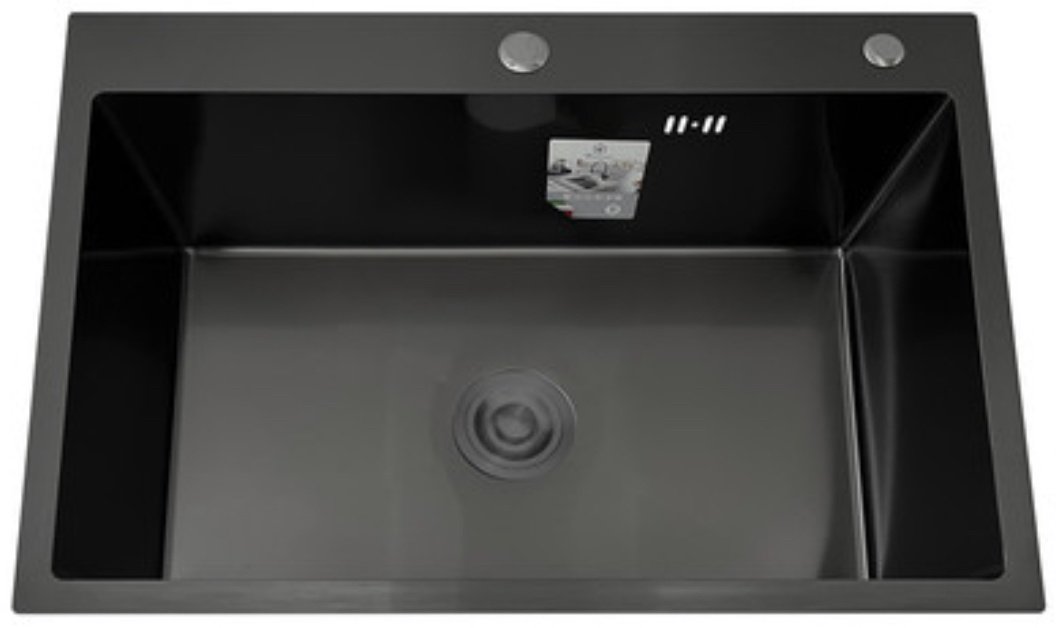 Кухонная мойка Diadonna DS5040B врезная 40х50х20 см, нержавеющая сталь