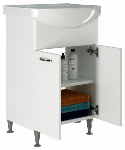 Тумба с раковиной Mixline K0000075140 57x79x30.2см купить,NaN