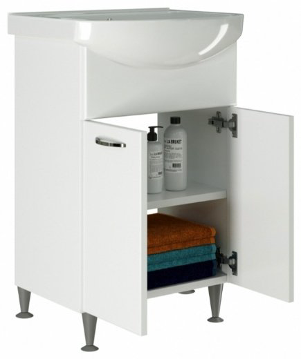 Тумба с раковиной Mixline K0000075140 57x79x30.2см купить,NaN