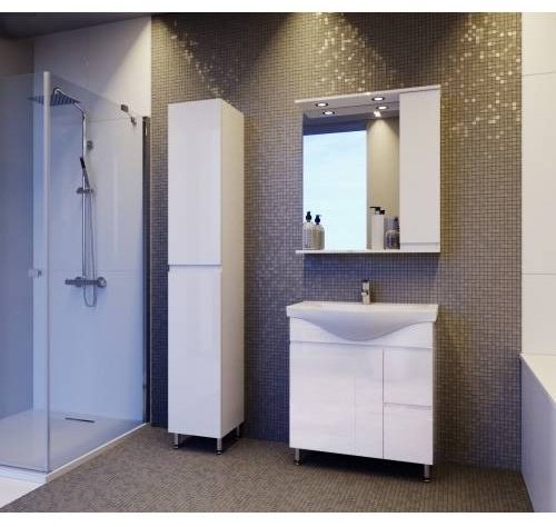 Тумба с раковиной Ювента Моника М3-75 zenon 76.5x86.5x50.5см белый купить,NaN
