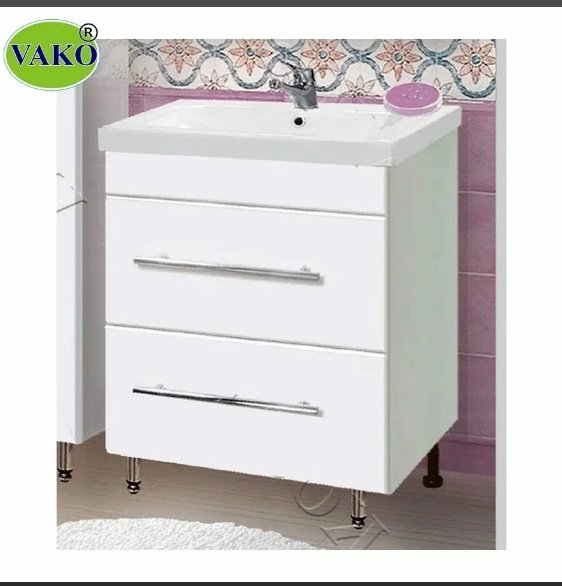 Тумба с раковиной Vako Fest 60 60x60x50см белый купить,NaN