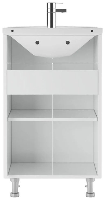 Тумба с раковиной KABINKA.KZ Промо 50 Элегия DP2601T, 48.8x82x30.1 см, белый - ForteMarket Тумба с раковиной KABINKA.KZ Промо 50 Элегия DP2601T, 48.8x82x30.1 см, белый купить,NaN