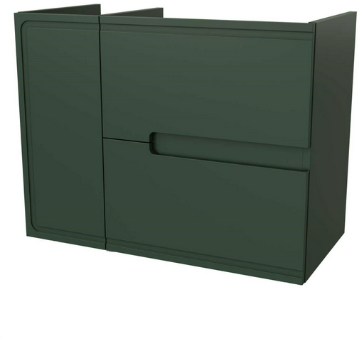 Тумба без раковины KABINKA.KZ TA-MBC-90PR(R)-grigio verde, 89.4x68.2x44.7 см, зеленый