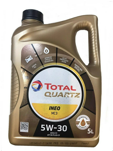 Моторное масло Синтетическое Total Quartz Ineo MC3 5W-30 5 л