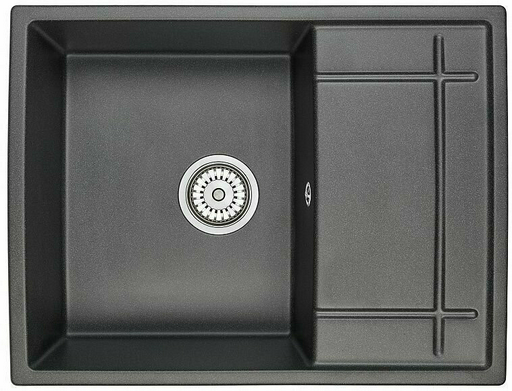 Кухонная мойка GRANULA 6501 врезная 65.5х50х19 см, кварцевый песок