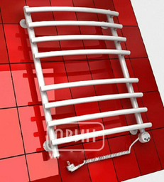 Полотенцесушитель ДВИН R primo electro 80/50 1"-3/4"-1/2" Электрический ТЭН слева Белый