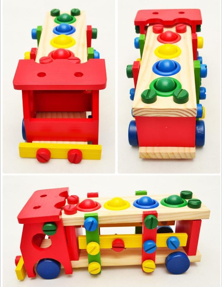 Обучающий набор Wooden Toys Машинки купить,0