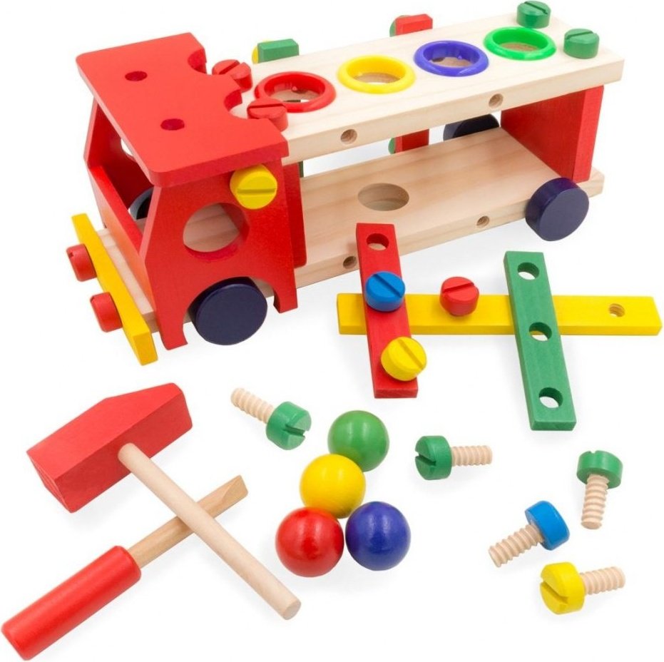 Обучающий набор Wooden Toys Машинки купить,0