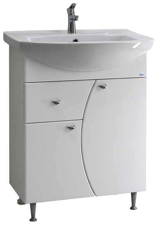 Комплект для ванной Lindis Персей (тумба под раковину, раковина) белый