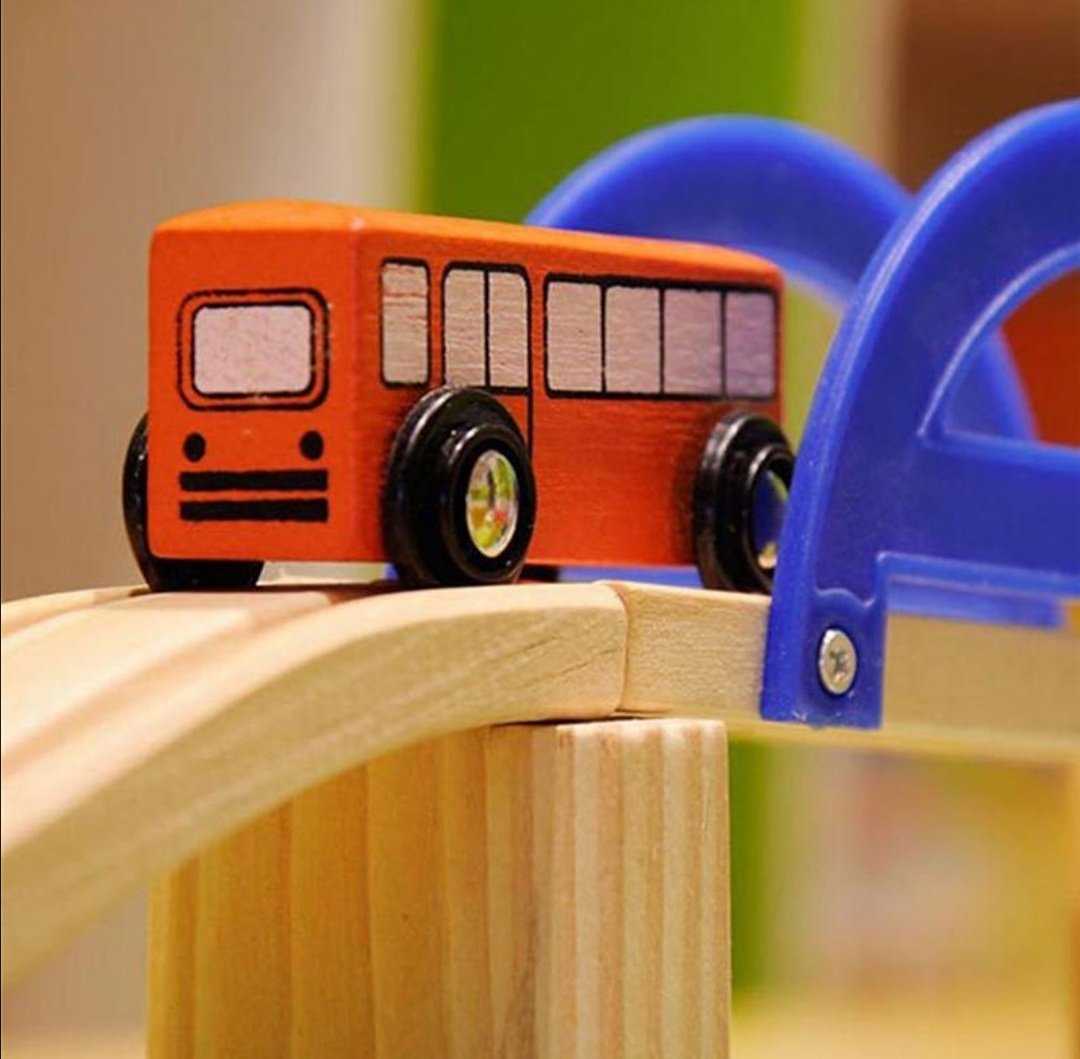 Wood toys каталка Автодорога Трек Деревянный купить,0