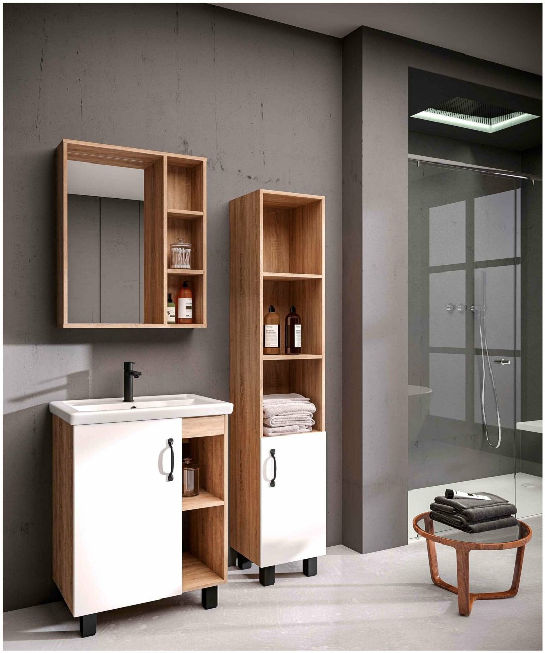 Комплект для ванной Grossman ФЛАЙ коричневый купить,NaN