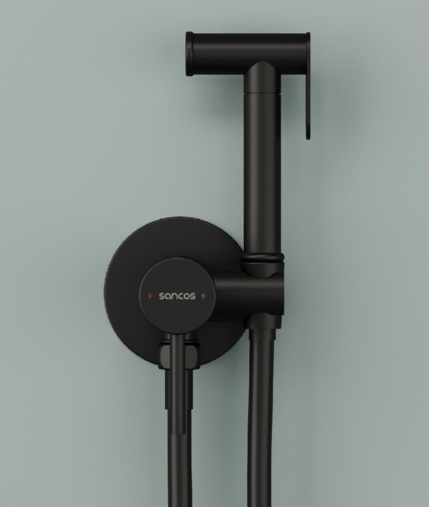 Sancos гигиенический душ SC1001MB, латунь - ForteMarket Sancos гигиенический душ SC1001MB, латунь купить,0