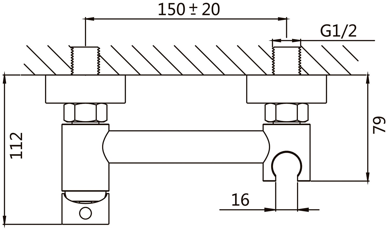 Shevanik гигиенический душ S107 , латунь