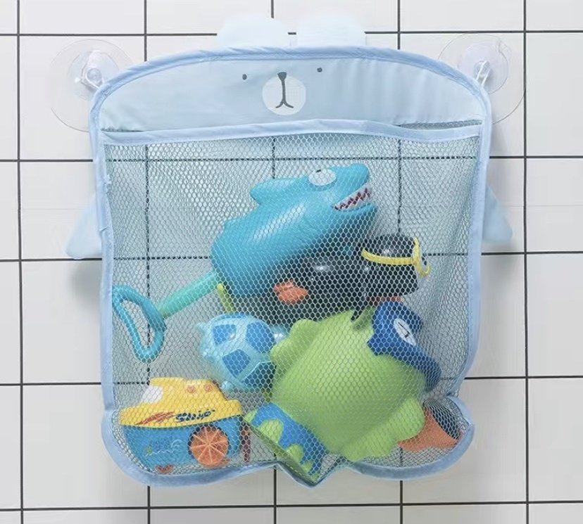 Сетка для хранения игрушек в ванной 8919012592089 голубой