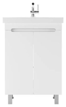 Комплект для ванной KABINKA.KZ Адай K0000226724 (шкаф, тумба под раковину, раковина) белый