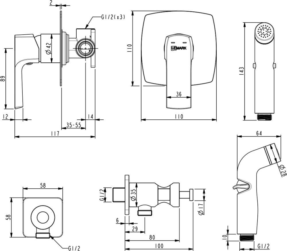 Lemark Ursus LM7219BL купить,74130