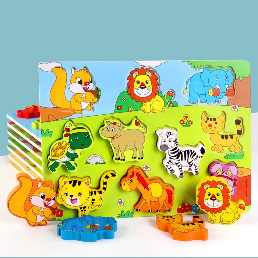 Сортер Wooden Toys Крупные вкладыши