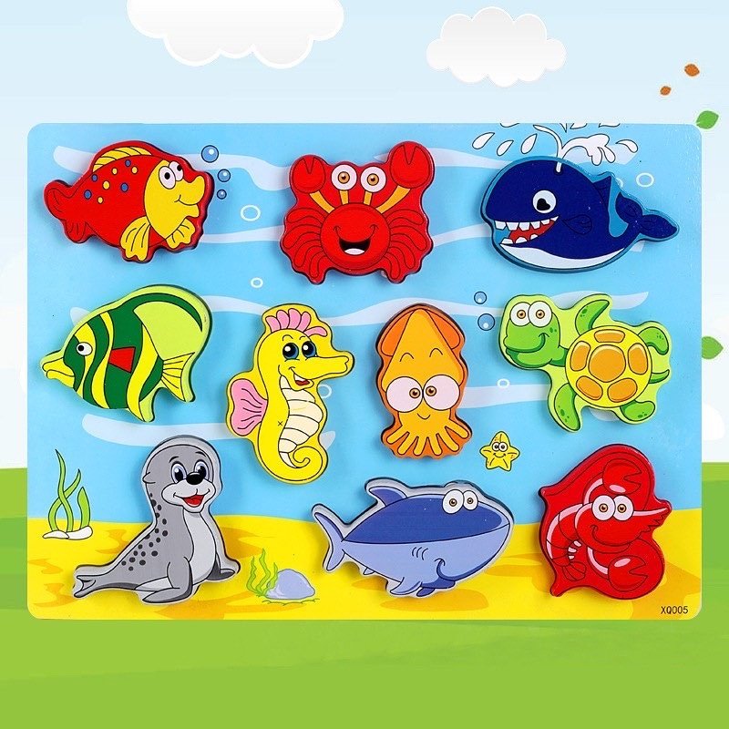 Сортер Wooden Toys Крупные вкладыши купить,0