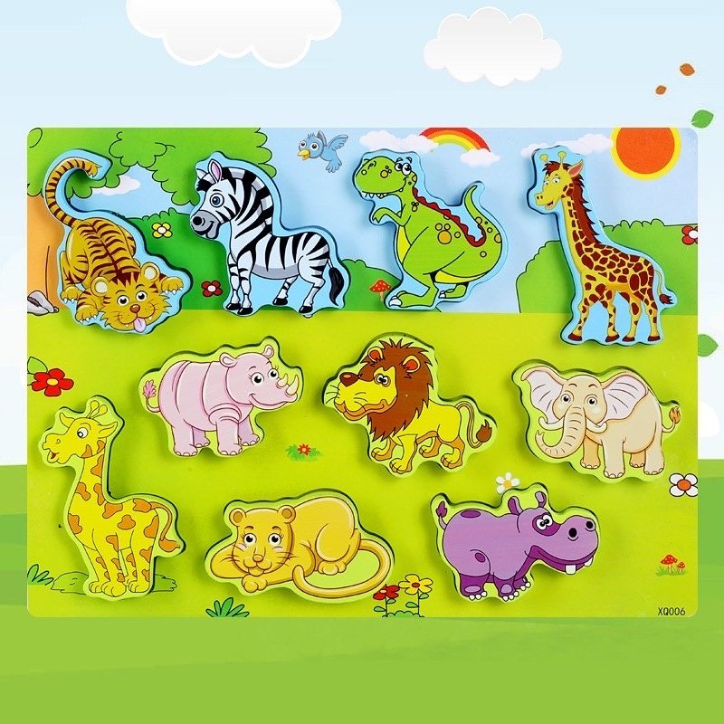 Сортер Wooden Toys Крупные вкладыши купить,0