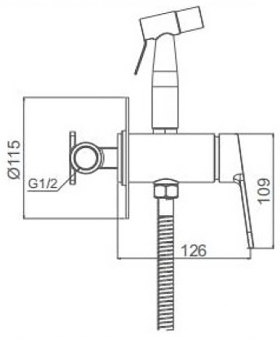 Gappo гигиенический душ G7299-30 купить,0