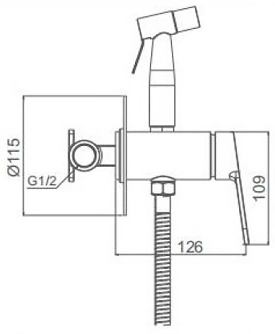 Gappo гигиенический душ G7299-30 купить,51380