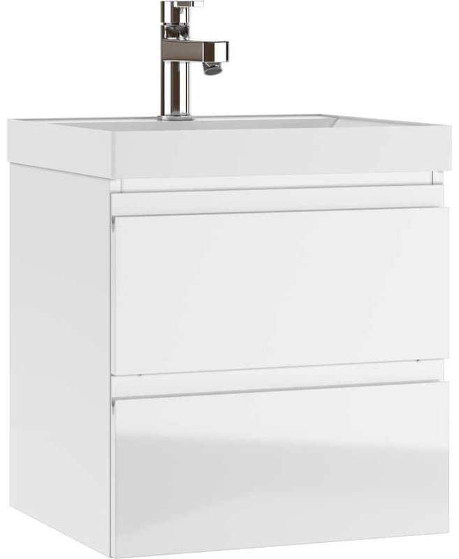 Комплект для ванной KABINKA.KZ Байтерек (шкаф, шкаф-пенал, тумба под раковину, раковина) белый