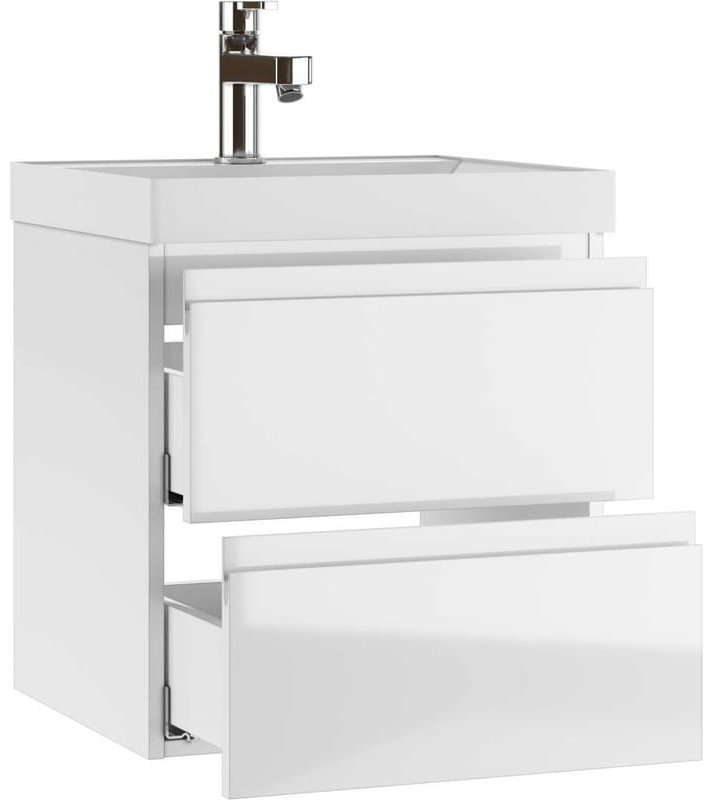 Комплект для ванной KABINKA.KZ Байтерек (шкаф, шкаф-пенал, тумба под раковину, раковина) белый