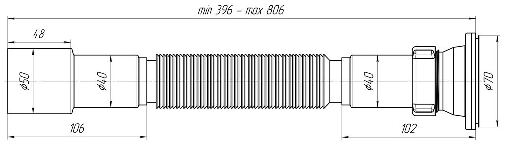 Сифон АНИ пласт G 106 купить,NaN