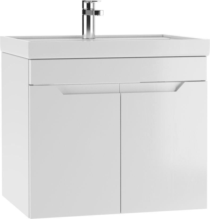 Комплект для ванной KABINKA.KZ Байтерек (тумба под раковину, зеркало, раковина) белый