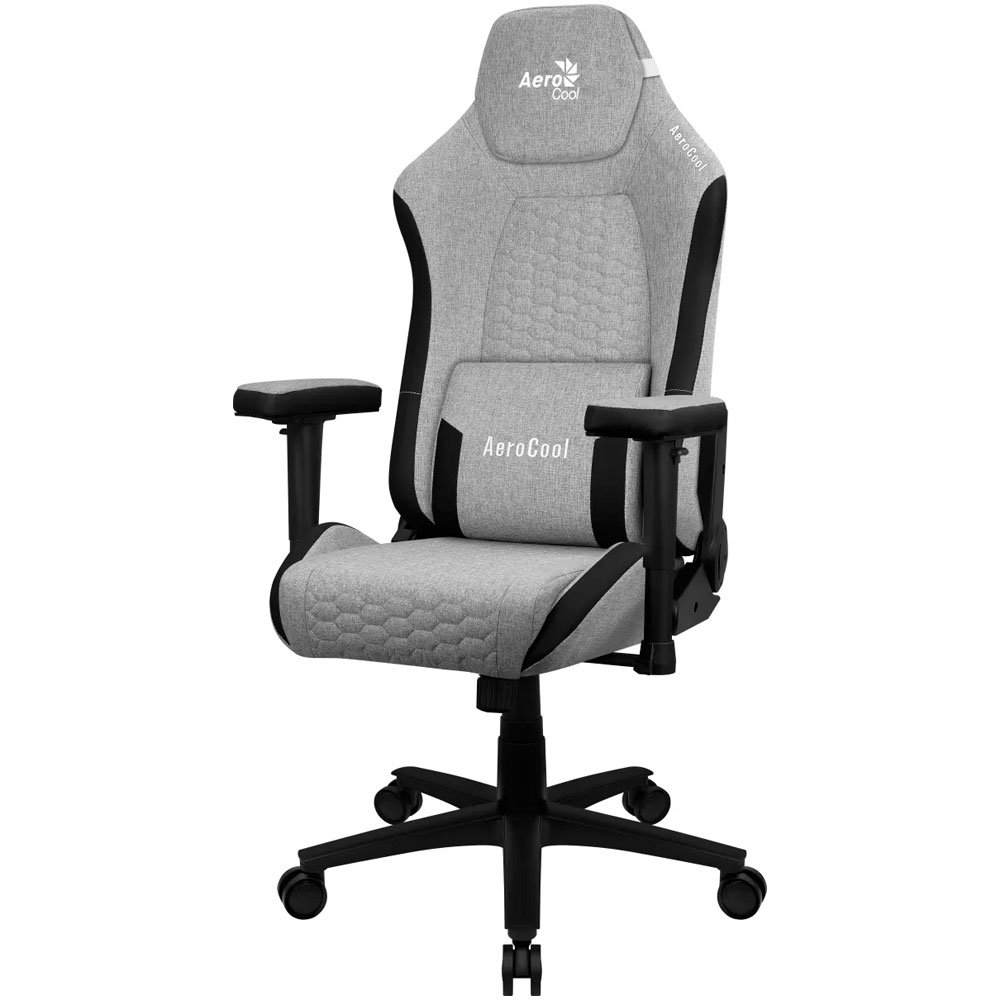 Игровое кресло Aerocool Crown Ash Grey серое